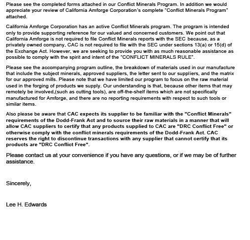 Conflict Management Documents Cover Email