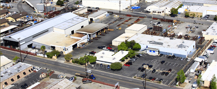 Aerial view of California Amforge Facility