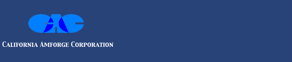 California Amforge Corporation page header